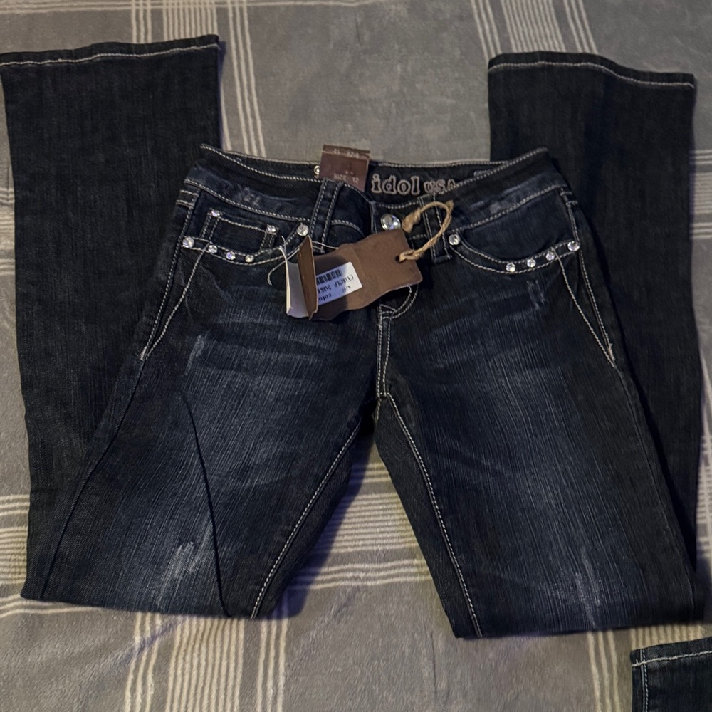 LA idol boot cut jeans for juniors size 12